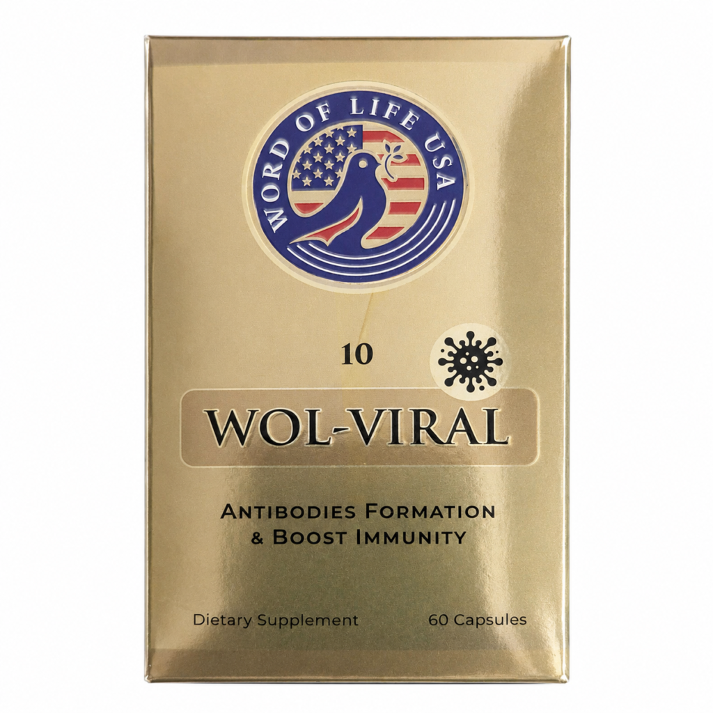 WOL-VIRAL amino acid dietary supplement package